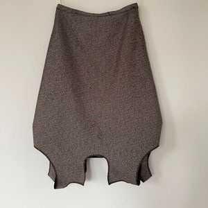 COUREGGES PARIS Metallic A-Line Skirt - Rare